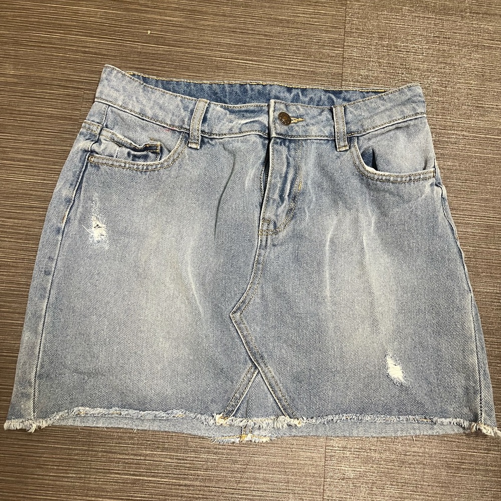 Blue Mini skirt